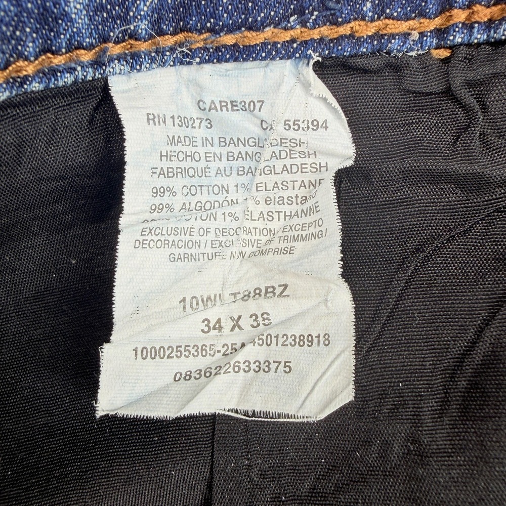 Wrangler Retro Jeans Mens 34x38 Slim Straight Cowboy Western Denim Workwear - Picture 7 of 10